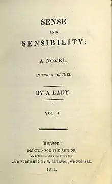 Tome 1 de l'édition originale, auteur anonyme, signalé comme « une dame »