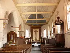 Intérieur de l'église Saint-Nicolas.