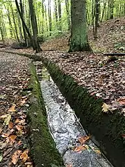 Canalisation du sentier du Bocq