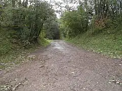 Sentier au départ de la ferme de Bellechambre.