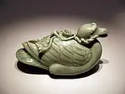 Figurine à couverte céladon en forme de canard, Musée national de Corée.