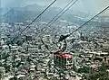 Vue aérienne de Séoul depuis le téléphérique de Namsan, 1962.