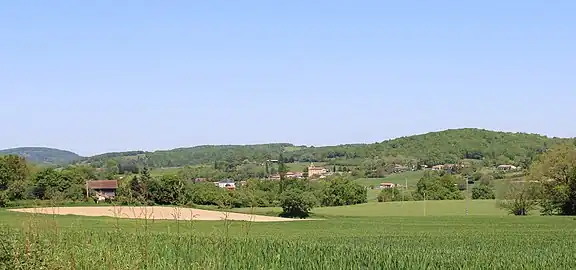 Panorama du village depuis la chapelle Saint-Roch.