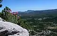 Vallée de la Buèges vue depuis le roc Blanc.