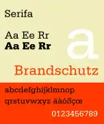 Serifa (A. Frutiger)