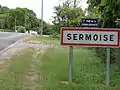 Entrée de Sermoise.