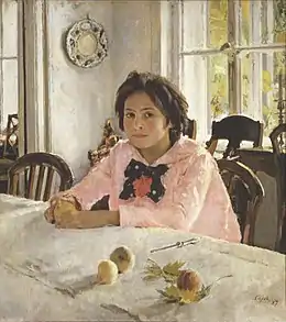 Valentin Serov, La Jeune Fille aux pêches, 1887