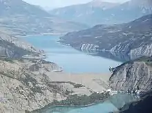 Barrage du lac de Serre-Ponçon.