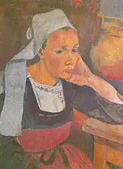 Paul Sérusier, Portrait de Marie Lagadu, 1889