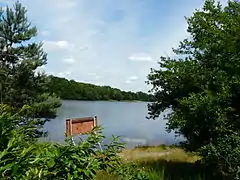 Le lac de Feyt à Servières-le-Château.