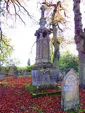 Cimetière du choléra le monument. 