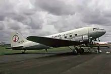 Douglas DC-3 de la compagnie Seulawah Air Services à Kemayoran en 1973