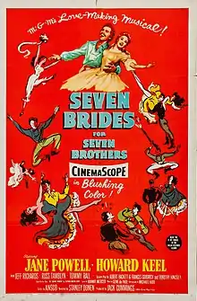 Description de l'image Seven Brides for Seven Brothers (1954 poster).jpg.
