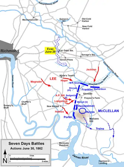 30 juin 1862. Bataille de Glendale