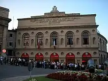 Façade du Sferisterio de Macerata