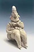 Figurine féminine en terre cuite de Sha'ar Hagolan.