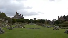 Les ruines de l'abbaye