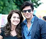 Kajol et SRK en buste.