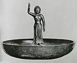 Naissance de Shaka en bronze (VIIIe siècle).