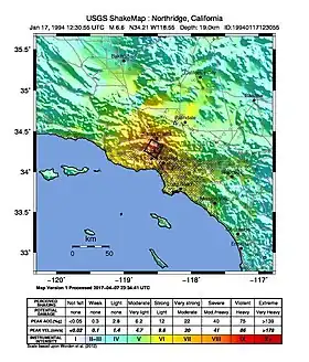 Image illustrative de l’article Séisme de 1994 à Northridge