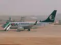 Boeing 737 de Shandong Airlines sur l'aéroport de Kunming