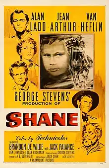 Description de l'image Shane (1953 poster).jpg.