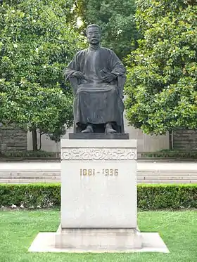 Statue dans le parc Lu Xun