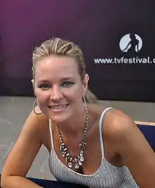 Sharon Case, interprète de Sharon Newman en 2013.