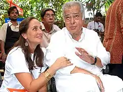 Shashi Kapoor et Sanjana Kapoor