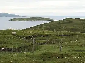 Soay Mòr vue de Harris.