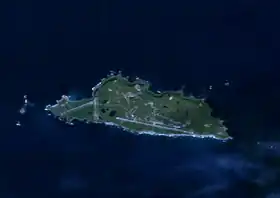 Image satellite de l'Île de Shemya