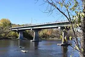 Pont Saint-François, le 12 octobre 2020, vu de la rue Saint-François Nord