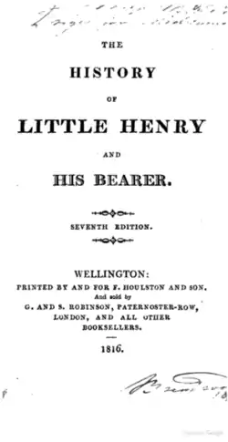 Page de couverture d'un ouvrage datant du XIXe siècle.
