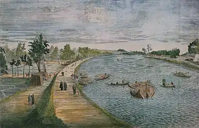 Mimegurinokei. Sur le fleuve Sumida à Edo, 1783.