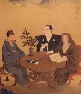 La Chine, le Japon et l'Occident, Shiba Kōkanfin XVIIIe