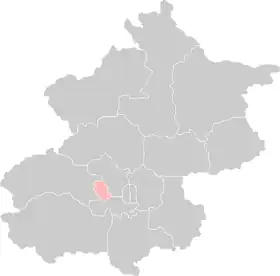 Localisation de Shíjǐngshān Qū