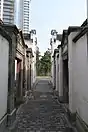 Ruelle de lilong, après 1900. Zhongma Subdistrict, Jiangbei District, Ningbo