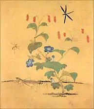 Shin Saimdang (1504-1551) (femme peintre), Fleurs et insectes [Chochungdo].