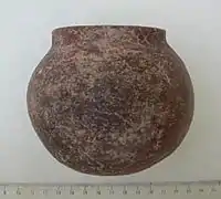 Exemple de Dark Faced Burnished Ware provenant de Shir (Syrie).