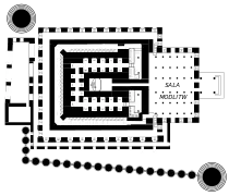 Plan du temple.