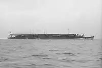 Le Shoho lors de ses essais en mer le 6 décembre 1941