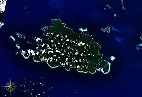 Île Shortland & l'archipel des îles Shortland, vues de l'espace