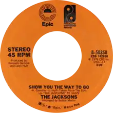 Description de l'image Show You the Way to Go by The Jacksons US vinyl.png.