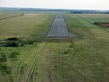 Piste de l'aérodrome de Sibaï.