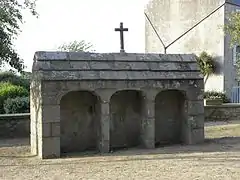 Mur ossuaire de Sibiril, Bretagne.