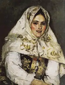 Vassili Sourikov, Beauté sibérienne, 1891, Galerie Tretiakov