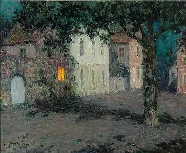 Place de Cherbourg le soir (1934), Rotterdam, musée Boijmans Van Beuningen.