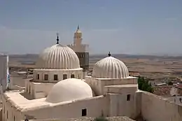 Coupoles du mausolée Sidi Bou Makhlouf.