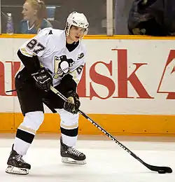 Sidney Crosby, capitaine de l'équipe en 2010