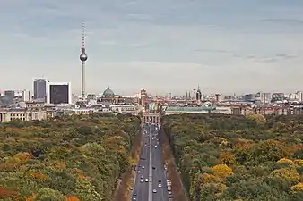 Vue panoramique du centre de Berlin